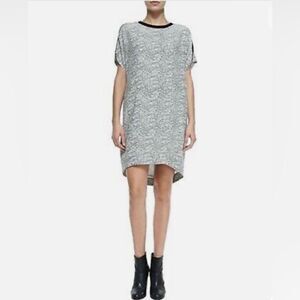 Rag & bone women’s xs Lafayette graphic 100% lace print silk shift dress artsy